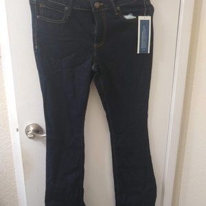 Old Navy dark wash rockstar boot jeans Sz 8 short